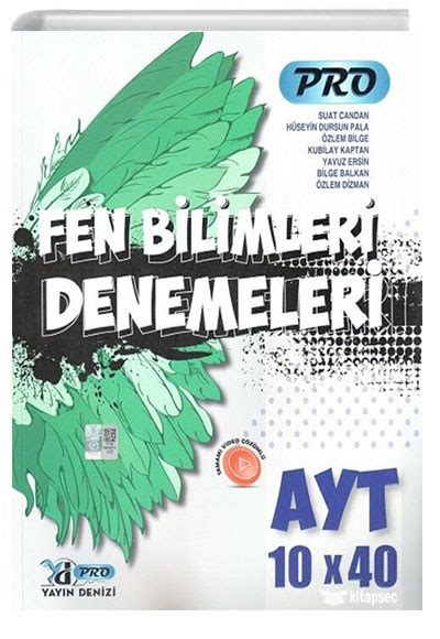 AYT Fen Bilimleri Pro 10 x 40 Denemeleri Yayın Denizi 9786051974583