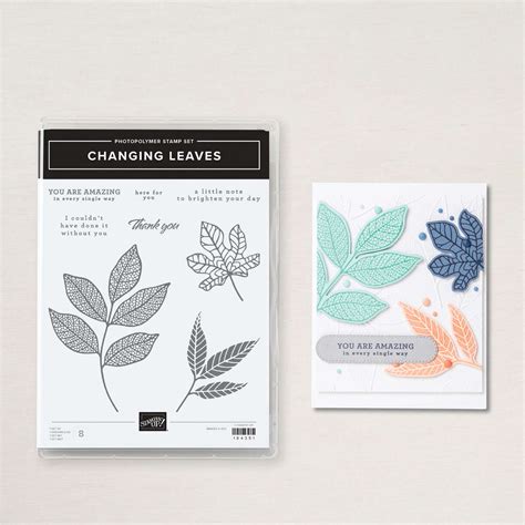 Set De Tampons Changing Leaves De Stampin Up