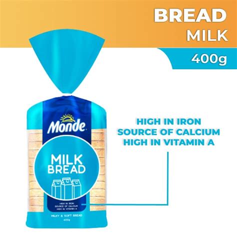 Monde Milk Bread 400g 600g Shopee Philippines