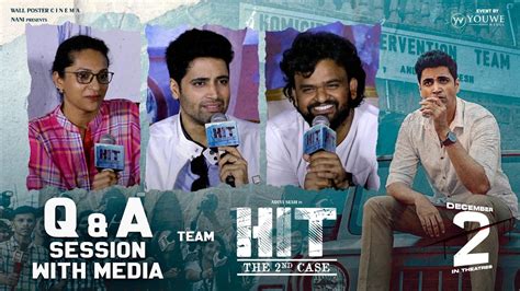 Q A Session With Media Hit Movie Teaser Launch Event Adivi Sesh