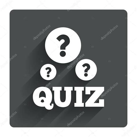 Quiz Icon Stock Vector By Blankstock