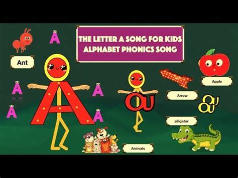 letter a alphabet song - Song for kids | Nursery Rhymes|Kids Songs # # ...