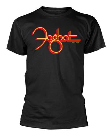 Foghat 'Logo' (Black) T-Shirt