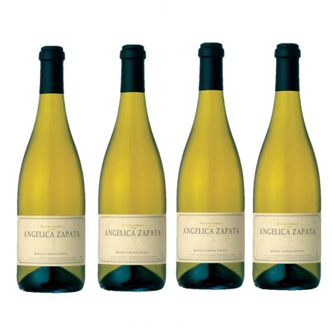 Vino Angelica Zapata Chardonnay Alta 750ml Caja X 4u