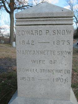 Mary Annette Snow Drinkwater 1838 1906 Mémorial Find a Grave