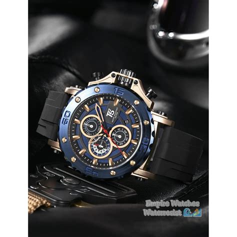 Jual Jam Tangan T H G H Pria Cowok Analog Chrono Dan