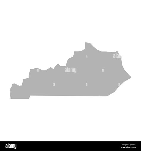 Kentucky Map Vector Icon On White Background Stock Vector Image And Art