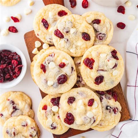 White Chocolate Cranberry Cookies Recipe - The Cookie Rookie®