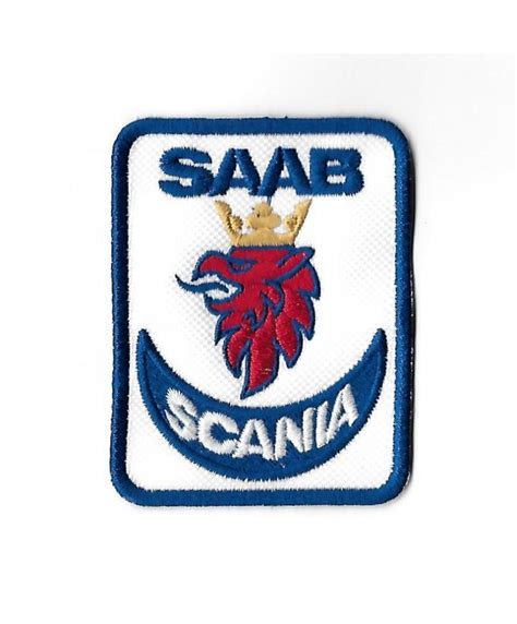 Patch Badge Emblema Bordado Para Coser Mmx Mm Saab Scania