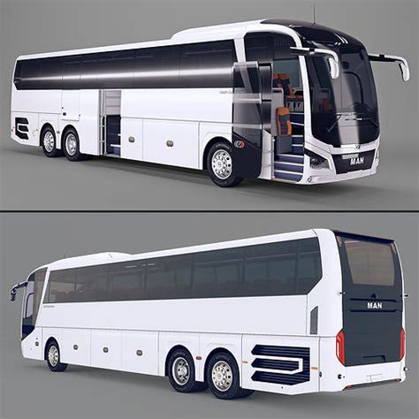 MAN LIONS COACH L R08 2018 3D Model CGTrader