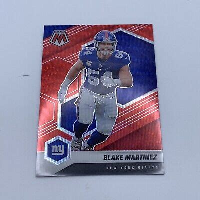 Panini Mosaic Mosaic Red Wave Blake Martinez New York