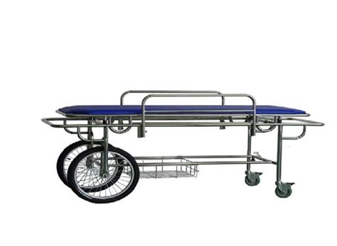 UTE Silver Stainless Steel Patient Stretcher Trolley At Rs 45000 In Pune