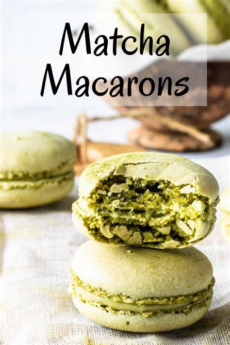 Matcha Macarons Recipe Matcha Macarons Dessert Recipes Easy Easy