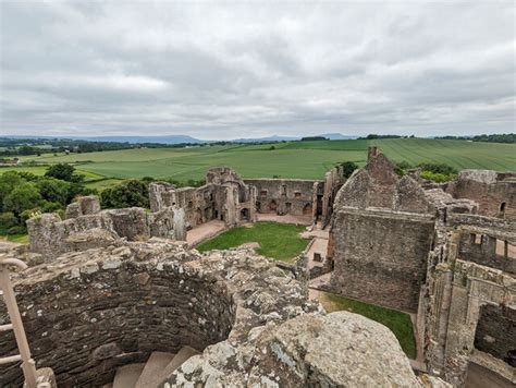 Raglan Castle View Towards Fountain Robin Webster Cc By Sa 2 0