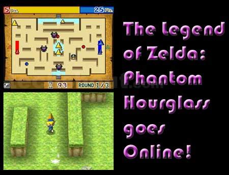 Zelda: Phantom Hourglass For Nintendo DS Goes Online And Gets One-on ...