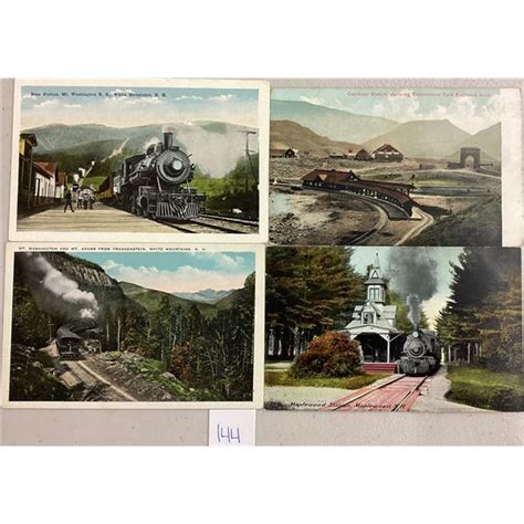 Train Railroad Depots And Stations 175 Postcards