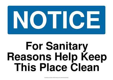 Cleaning Signs Poster Template