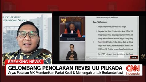 Gelombang Penolakan Revisi UU Pilkada YouTube