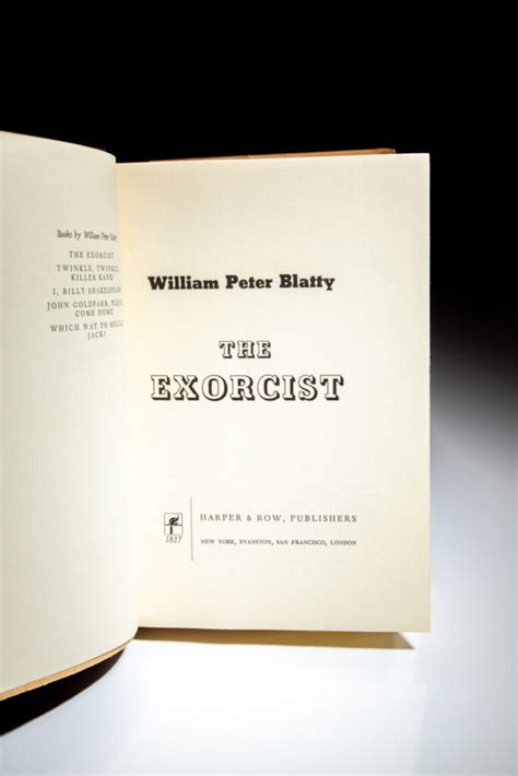 The Exorcist The First Edition Rare Books