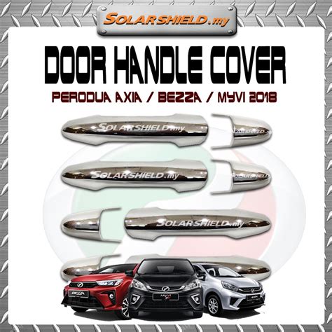 Perodua Myvi Axia Bezza Door Handle Cover Chrome Pcs Set