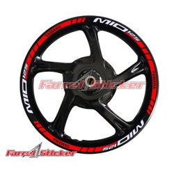 Jual Stiker Velg Sticker Velk PCX Merah Jakarta Timur Farrel