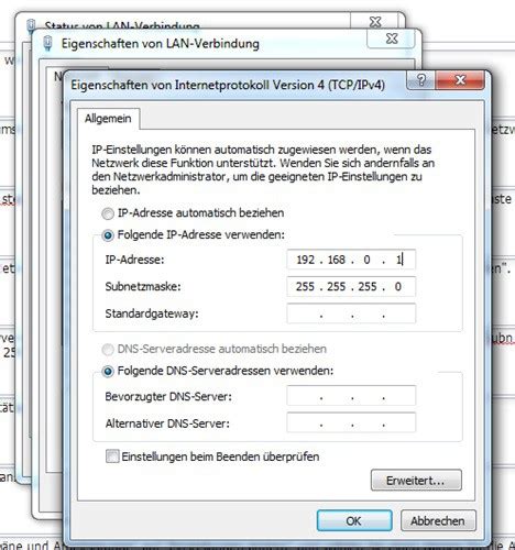 Network for LAN-Party set up - so it works