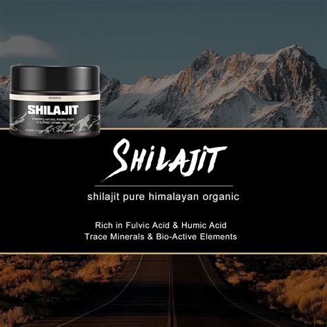 Shilajit Resina Shilajit Org Nica Pura Del Himalaya Resina Shilajit