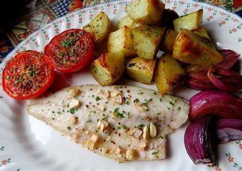 Sheet Pan Roasted Sea Bass Dinner For Two The English Kitchen