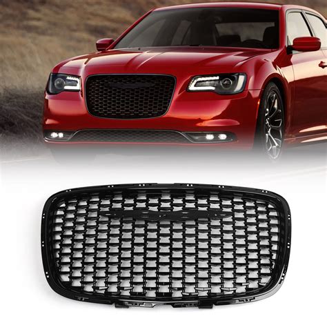 VLINCAR Front Grille Assembly Compatible With Chrysler 300C SRT 2015