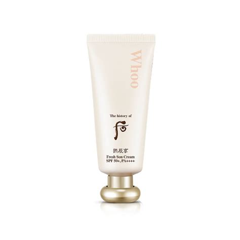 The History Of Whoo Gongjinhyang Jin Hae Yoon Fresh Sun Cream 60ml