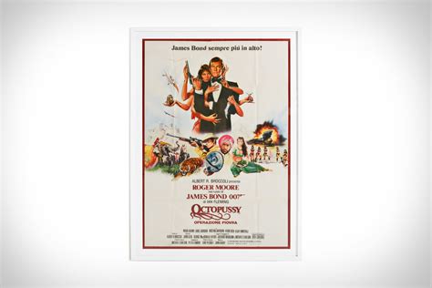 Octopussy Framed Vintage Movie Poster | Uncrate