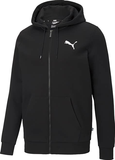 Puma Essentials Small Logo Full Zip Hoodie Black • Pris