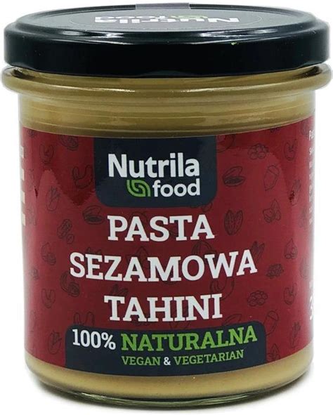 Nutrila Food Pasta Sezamowa Tahini G Naturalna Ceny I Opinie