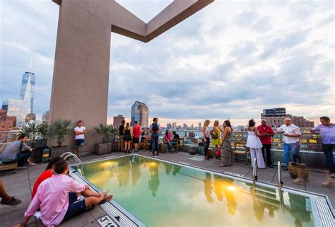 The Best Rooftop Bars In Nyc For Golden Hour Hangs Rooftop Bars Nyc Nyc Rooftop New York Rooftop