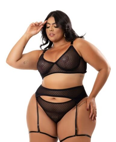 Conjunto Lingerie Plus Size