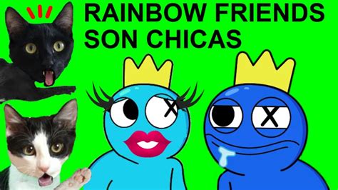 Rainbow Friends Pero Son Chicas Reaccionando Vs Gatitos Luna Y Estrella