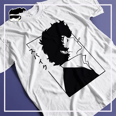 Camiseta Cowboy Bebop Spike Spiegel Unissex Camisa Anime Shopee Brasil