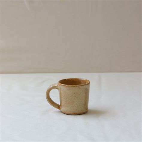 Hand Thrown Espresso Cups In A Flecked Stoneware Pottery West