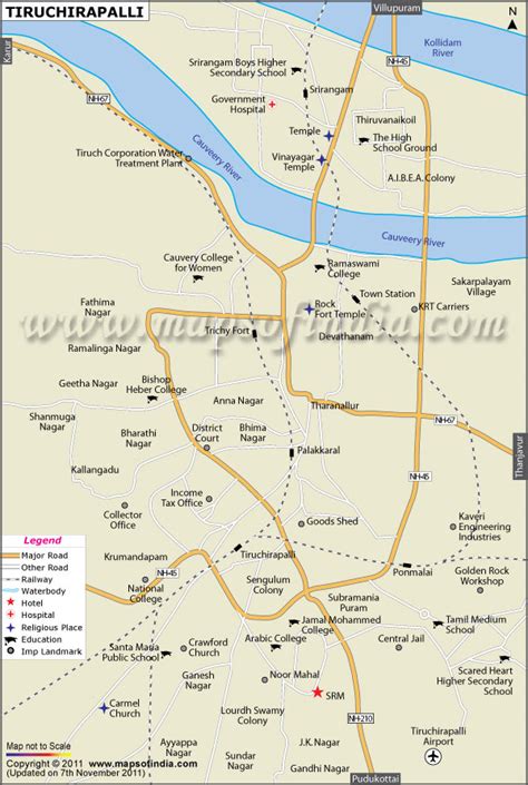 Trichy Tamil Nadu Map - Cassie Anjanette