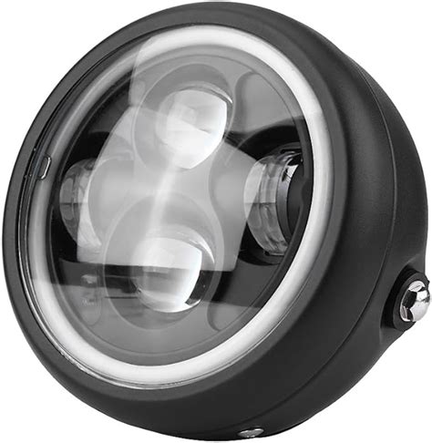 Aramox Phare Led Pour Motos Phare De Moto Rond De Pouces Phare