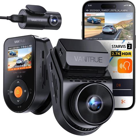 Vantrue S Pro K Front And Rear G Wifi Dash Cam Dash Camera For