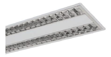 Plafon Para Tubos T Con Louver O Con Acrilico Apto Led Mercadolibre