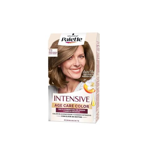 Schwarzkopf Palette Intensive Age Care Color Permanent Hair Dye Ash Blonde Australia