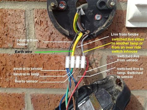 Pir Sensor Light Wiring Diagram