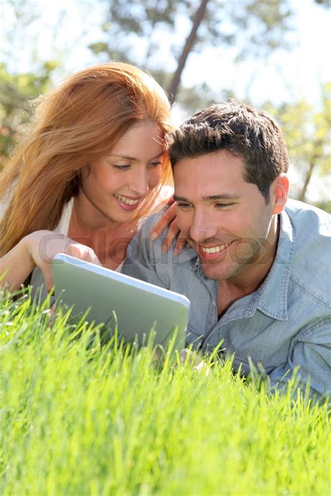 portrait, couple, fun | Stock image | Colourbox