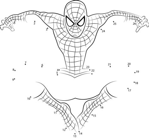 Superhero Dot To Dot Printables