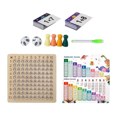 Planche D Addition De Multiplication Math Matique En Bois Pour Enfants