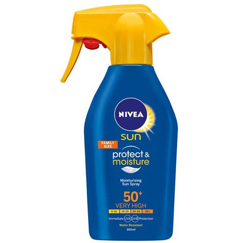 Nivea Sun Leche Solar Protege Hidrata Spf 50 Spray 300 Ml