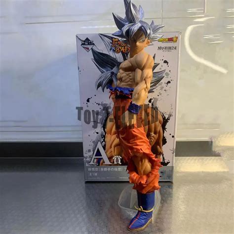 Stampa Dragon Ball Z Goku Ultra Instinct Figure Ultra Instinto Goku Action Figures 32cm Pvc