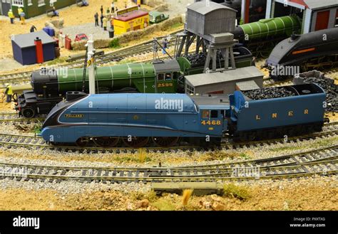 Mallard an A4 Pacific locomotive Stock Photo - Alamy